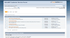 Desktop Screenshot of nairabetforum.com
